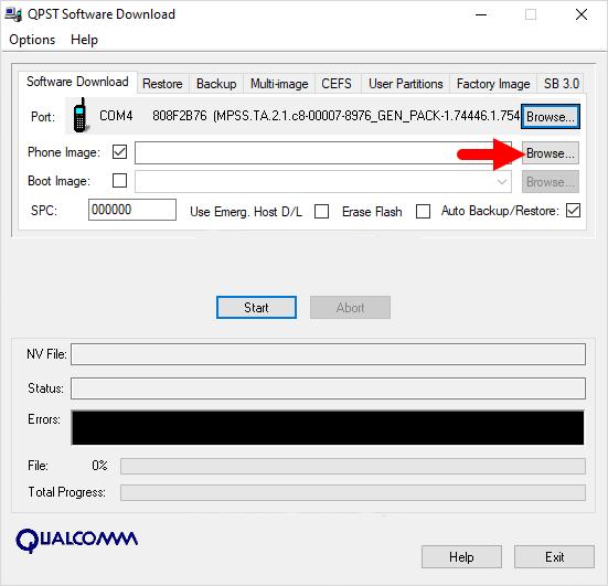 Download QPST Flash Tool for Flashing ROMs (Qualcomm Processor)