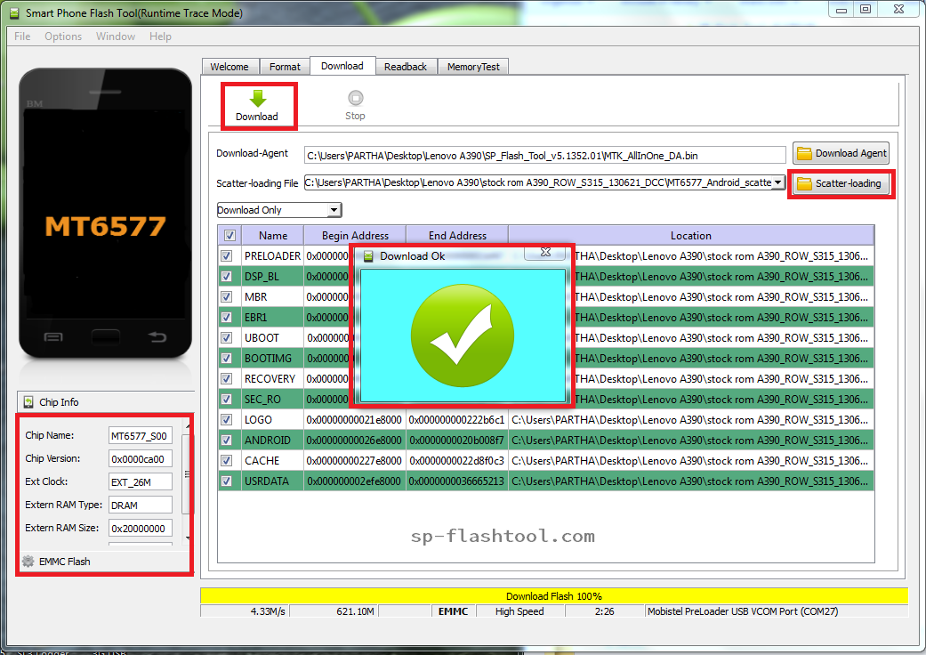 Download SP Flash Tool for Flashing Android ROMs